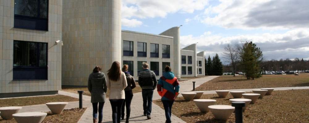 An exterior view of the campus of Estonian University of Life Sciences