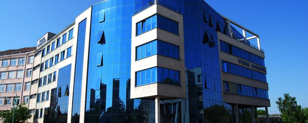 A building in the campus of Czestochowa University of Technology (CUT)